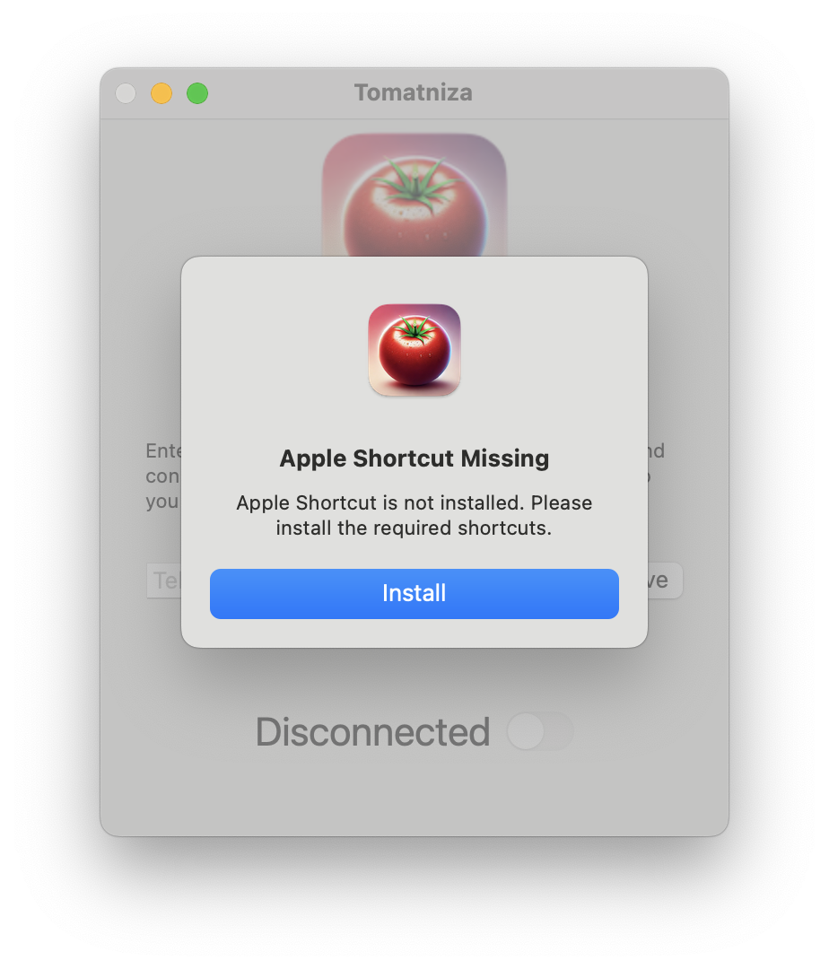 Нажмите кнопку Установить